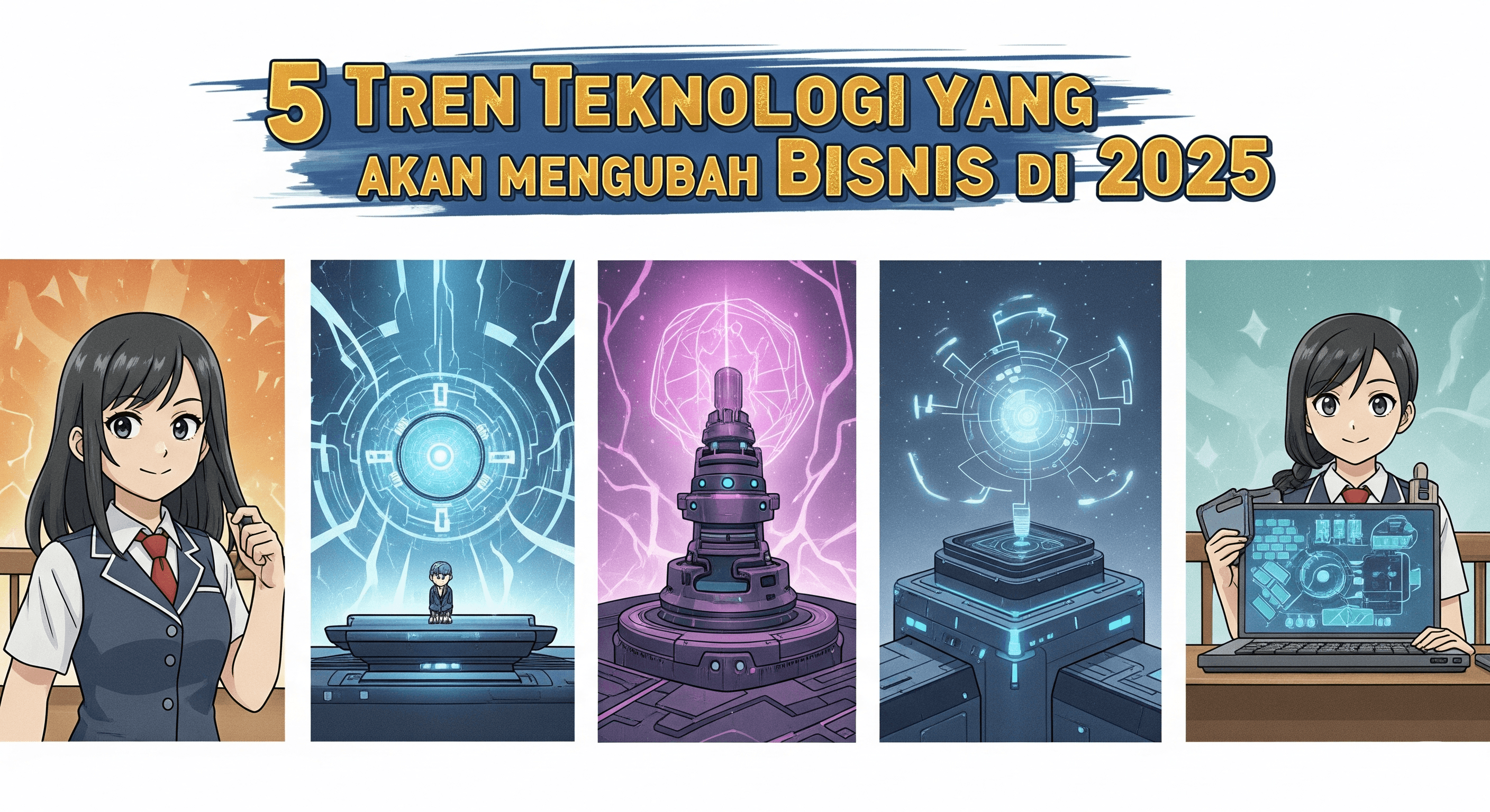 5 Technology Trends That Will Transform Business in 2025 - Technology article cover image