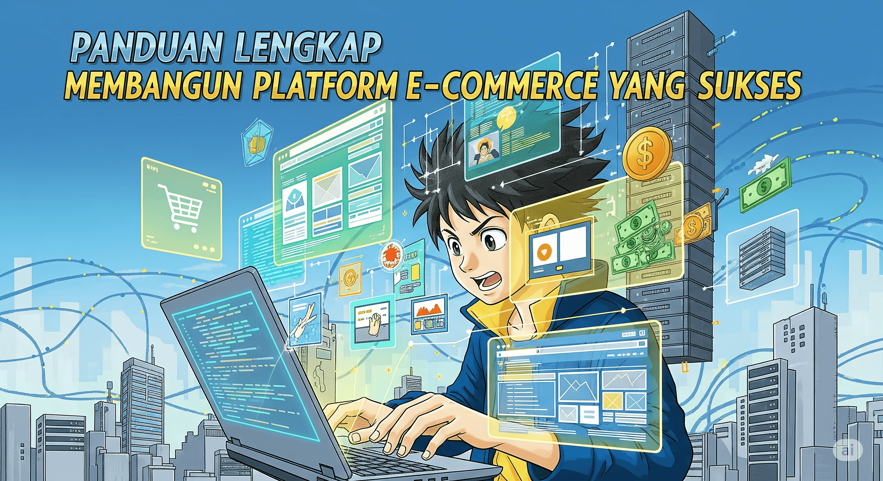 Complete Guide to Building a Successful E-commerce Platform - E-commerce article cover image